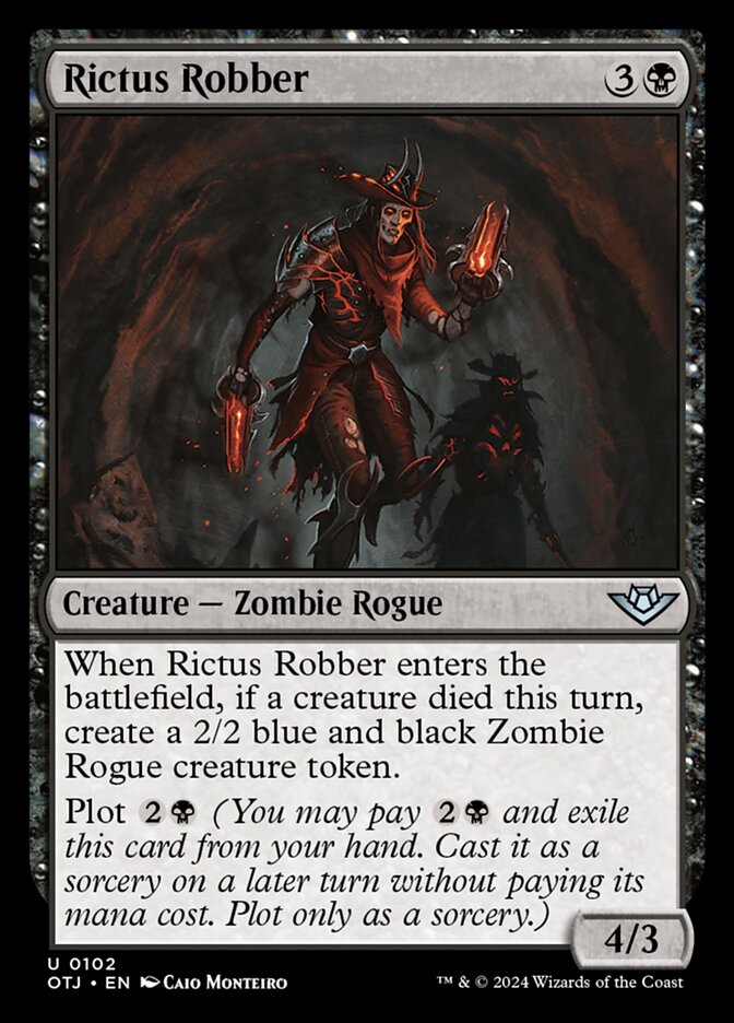 Magic the Gathering Card - Rictus Robber - MTG Circle