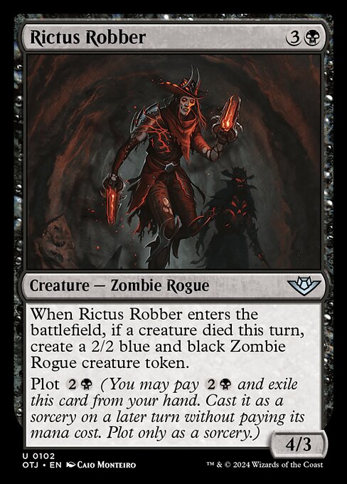 Magic the Gathering Card - Rictus Robber - MTG Circle