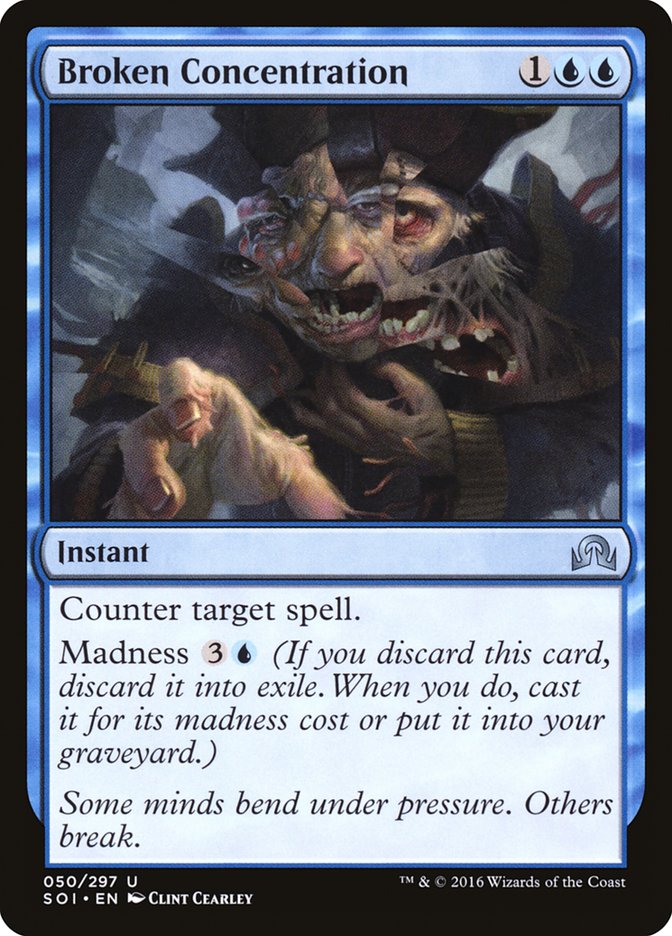 Magic the Gathering Card - Broken Concentration - MTG Circle