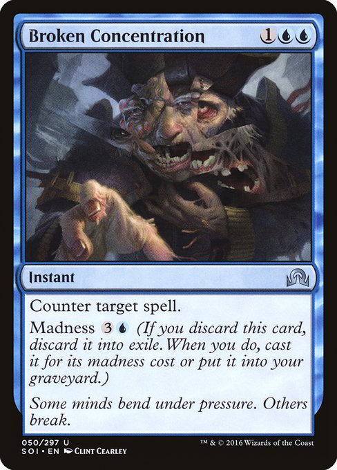 Magic the Gathering Card - Broken Concentration - MTG Circle