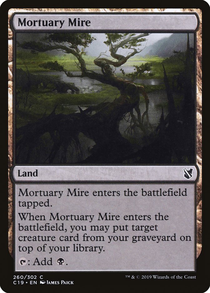 Magic the Gathering Card - Mortuary Mire - MTG Circle