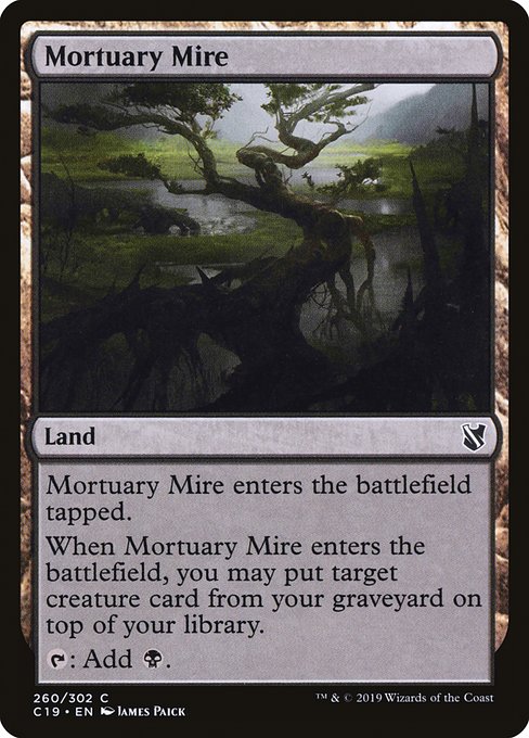 Magic the Gathering Card - Mortuary Mire - MTG Circle