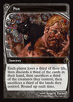 Magic the Gathering Card - Pox - MTG Circle