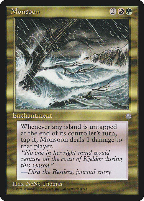 Magic the Gathering Card - Monsoon - MTG Circle
