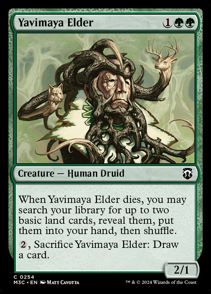 Magic the Gathering Card - Yavimaya Elder - MTG Circle