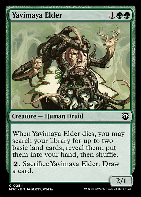 Magic the Gathering Card - Yavimaya Elder - MTG Circle