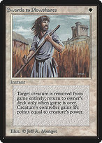 Magic the Gathering Card - Swords to Plowshares - MTG Circle
