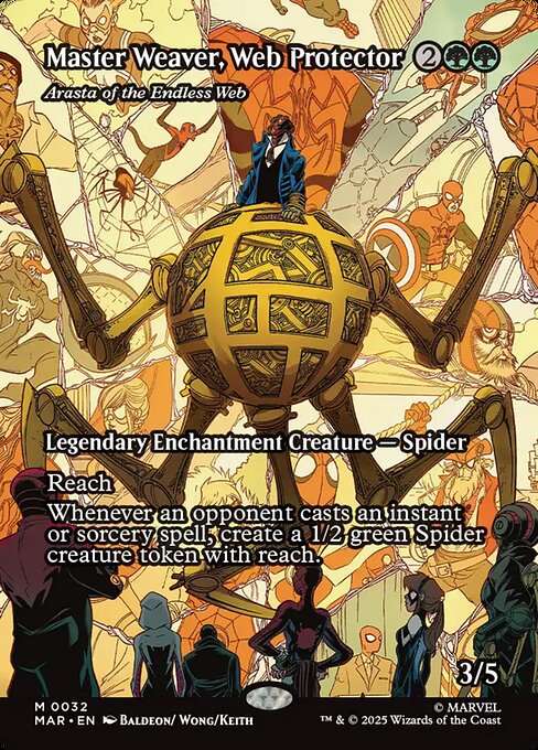 Magic the Gathering Card - Arasta of the Endless Web - MTG Circle