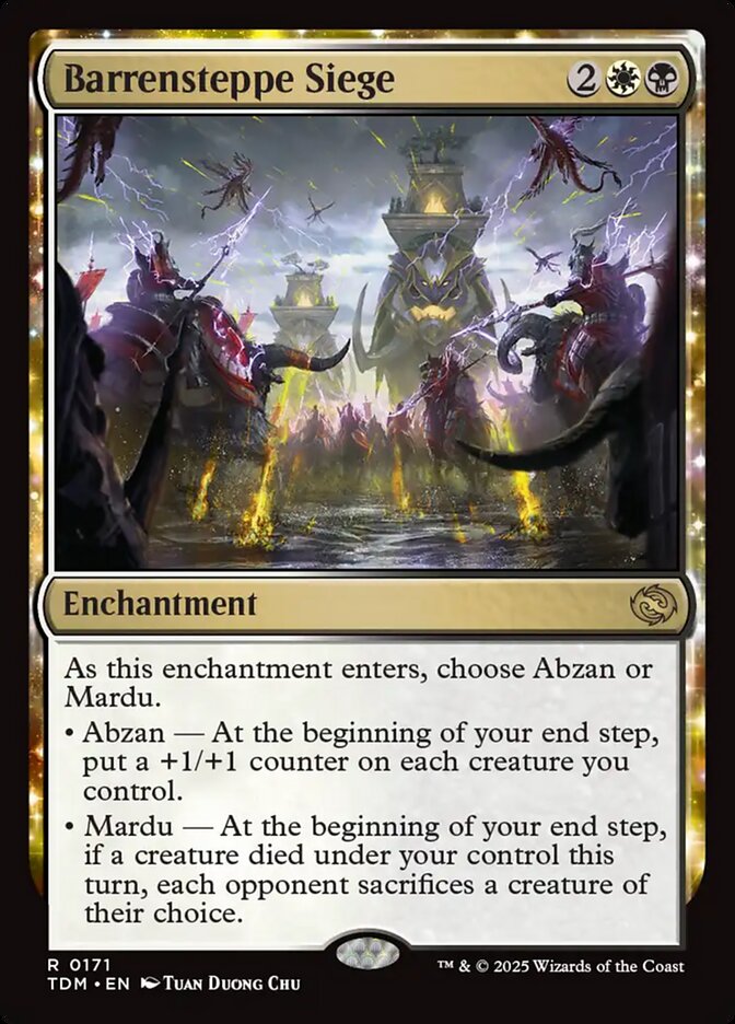 Magic the Gathering Card - Barrensteppe Siege - MTG Circle