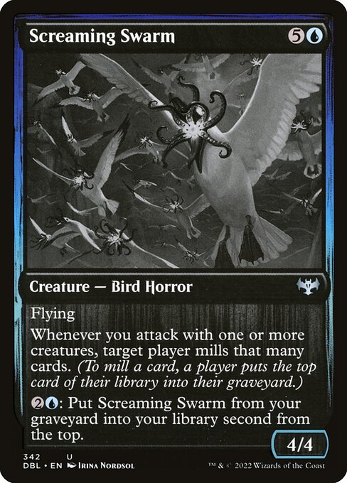 Magic the Gathering Card - Screaming Swarm - MTG Circle