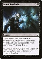 Magic the Gathering Card - Bitter Revelation - MTG Circle