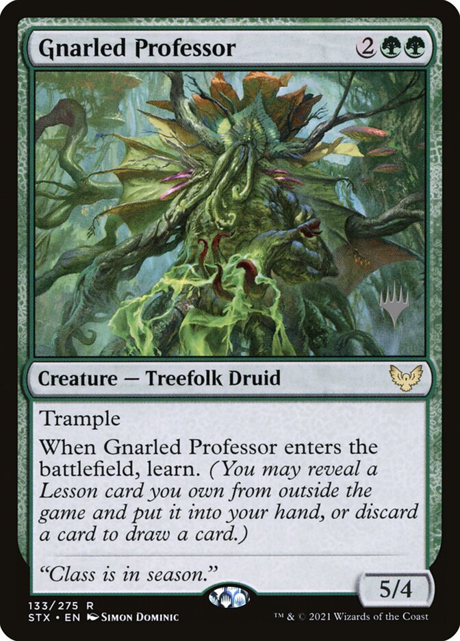 Magic the Gathering Card - Gnarled Professor - MTG Circle