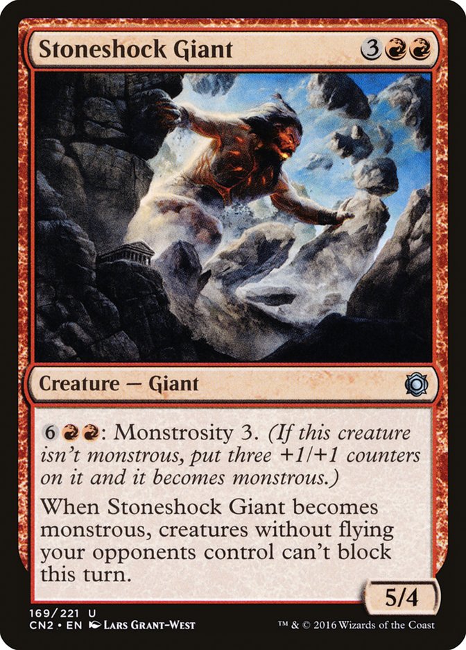 Magic the Gathering Card - Stoneshock Giant - MTG Circle