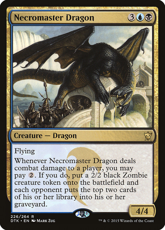 Magic the Gathering Card - Necromaster Dragon - MTG Circle