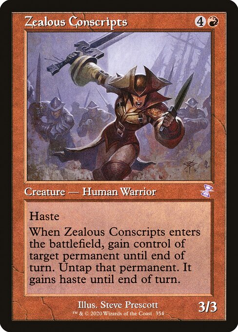 Magic the Gathering Card - Zealous Conscripts - MTG Circle