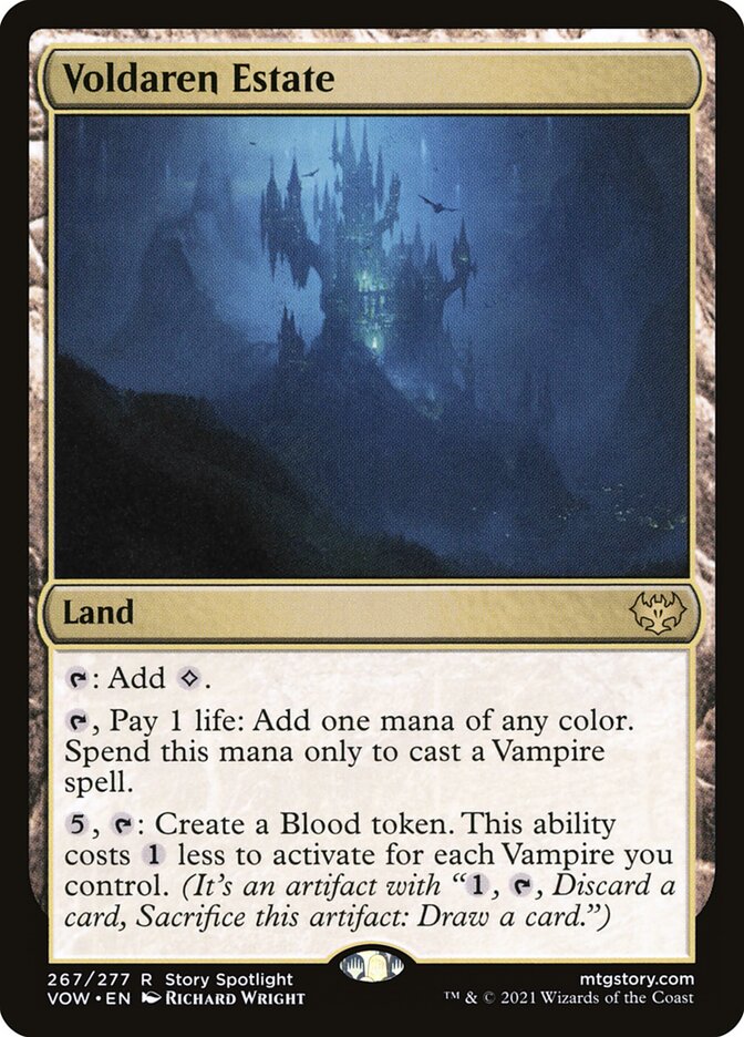 Magic the Gathering Card - Voldaren Estate - MTG Circle