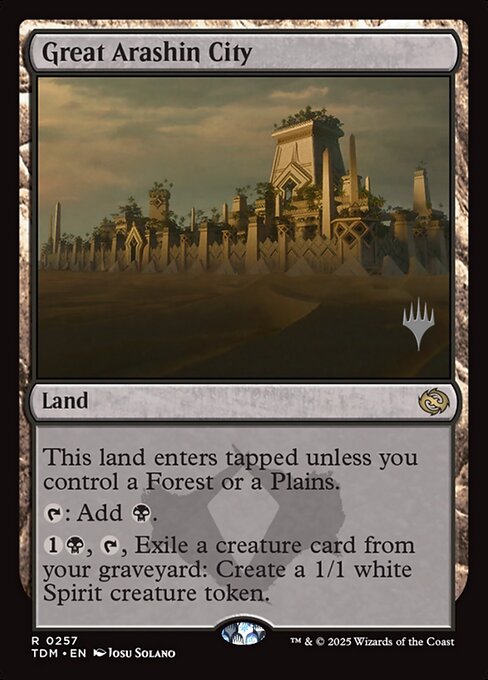 Magic the Gathering Card - Great Arashin City - MTG Circle