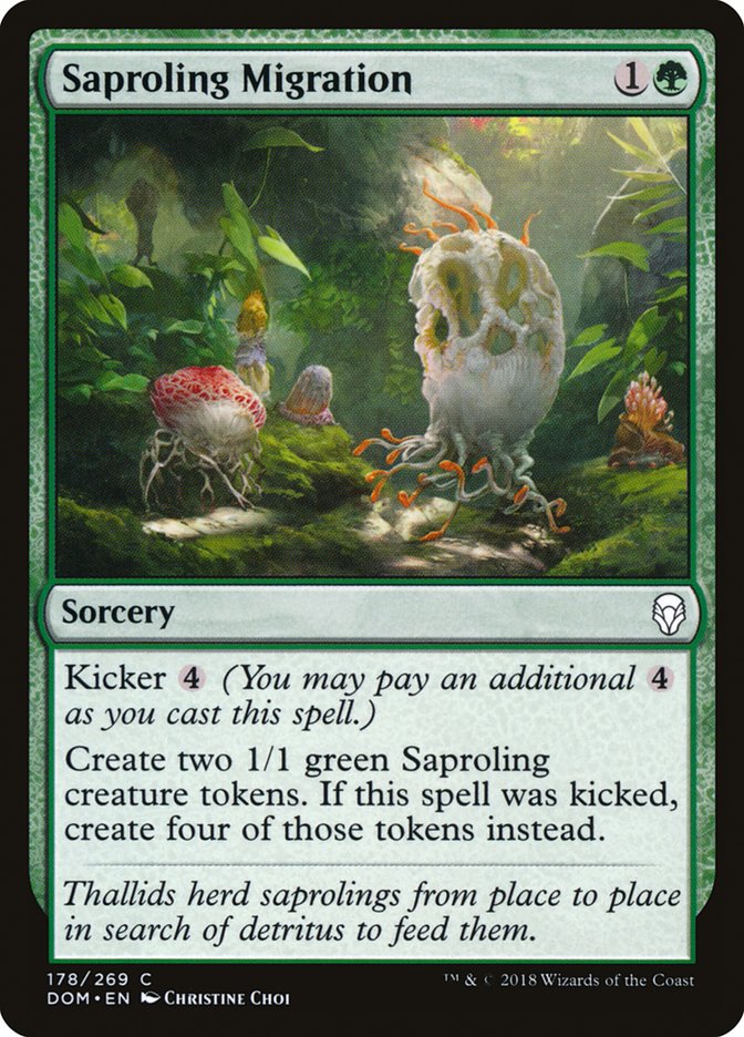Magic the Gathering Card - Saproling Migration - MTG Circle