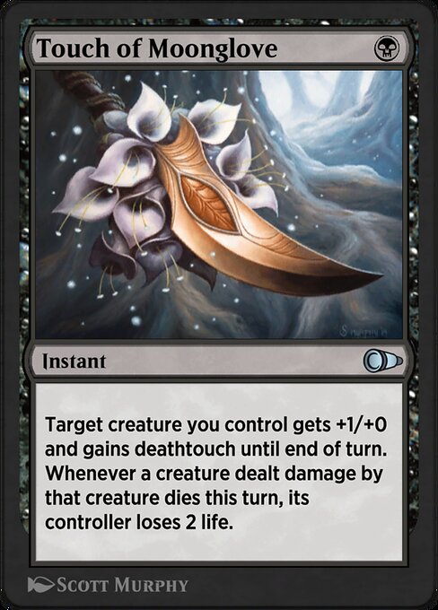Magic the Gathering Card - Touch of Moonglove - MTG Circle