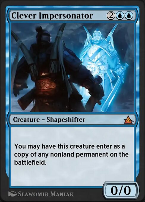 Magic the Gathering Card - Clever Impersonator - MTG Circle