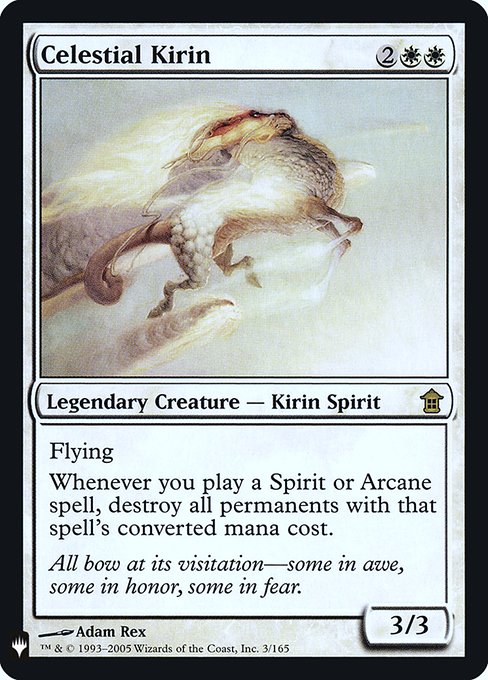 Magic the Gathering Card - Celestial Kirin - MTG Circle