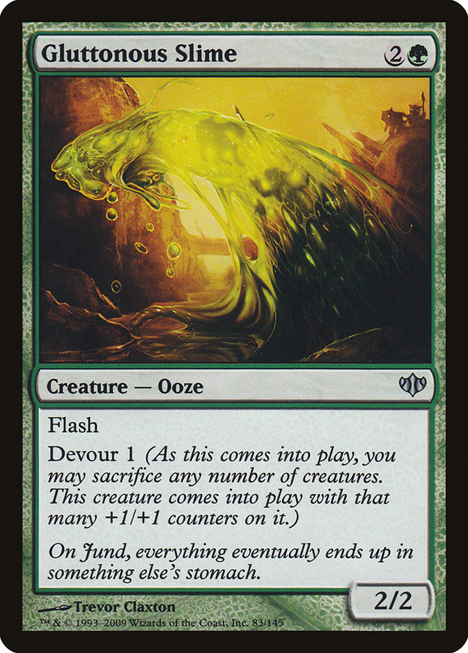 Magic the Gathering Card - Gluttonous Slime - MTG Circle