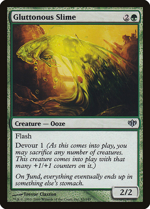 Magic the Gathering Card - Gluttonous Slime - MTG Circle