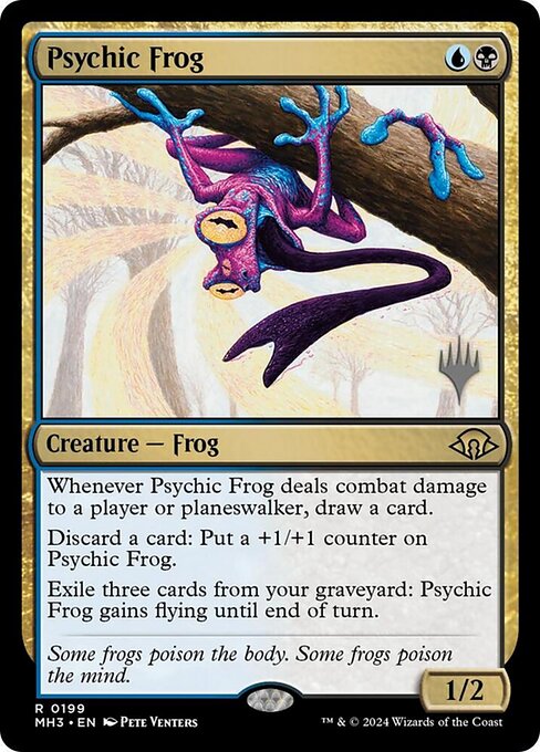 Magic the Gathering Card - Psychic Frog - MTG Circle