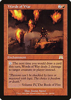 Magic the Gathering Card - Words of War - MTG Circle