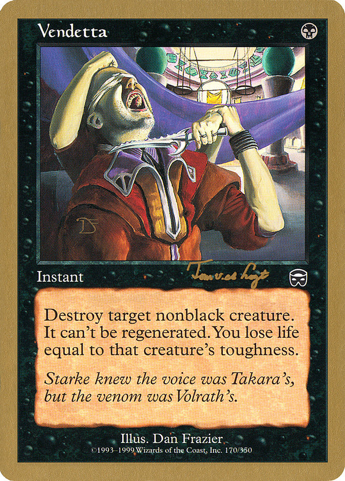Magic the Gathering Card - Vendetta - MTG Circle