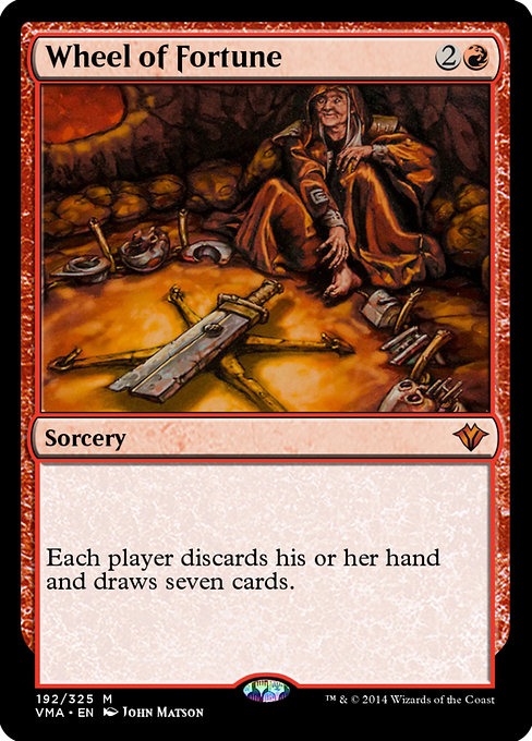Magic the Gathering Card - Wheel of Fortune - MTG Circle