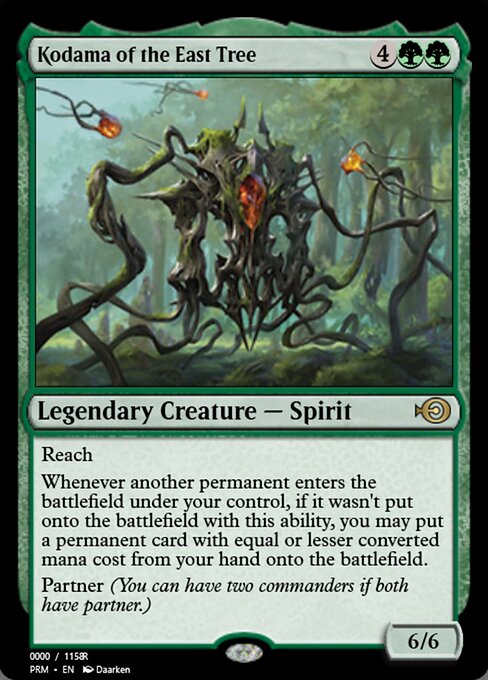 Magic the Gathering Card - Kodama of the East Tree - MTG Circle