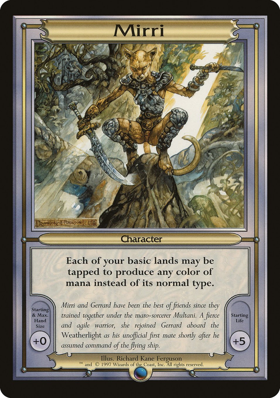 Magic the Gathering Card - Mirri - MTG Circle