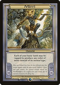 Magic the Gathering Card - Mirri - MTG Circle