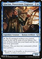 Magic the Gathering Card - Glacian, Powerstone Engineer - MTG Circle