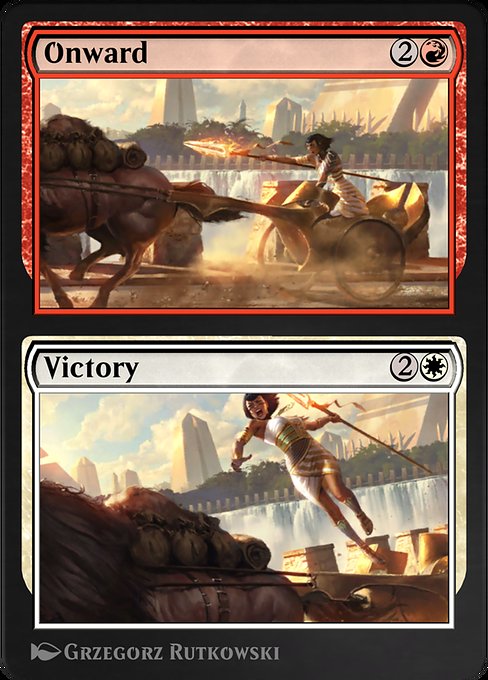 Magic the Gathering Card - Onward // Victory - MTG Circle
