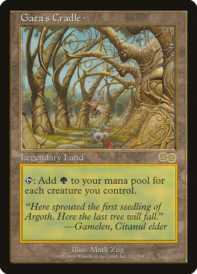 Magic the Gathering Card - Gaea's Cradle - MTG Circle