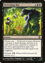 Magic the Gathering Card - Shriveling Rot - MTG Circle
