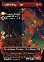 Magic the Gathering Card - Summon: G.F. Ifrit - MTG Circle