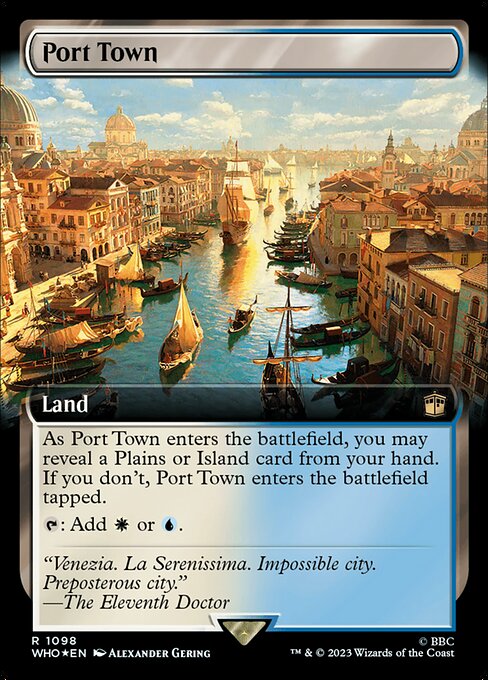 Magic the Gathering Card - Port Town - MTG Circle