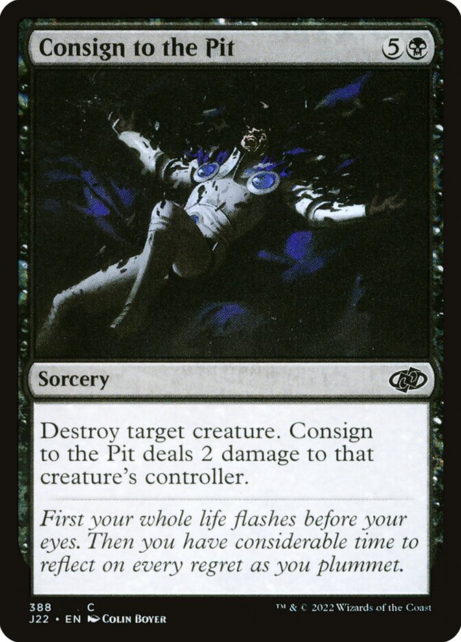 Magic the Gathering Card - Consign to the Pit - MTG Circle