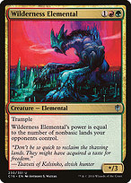 Magic the Gathering Card - Wilderness Elemental - MTG Circle