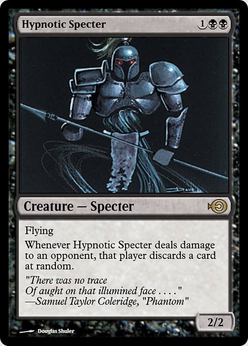 Magic the Gathering Card - Hypnotic Specter - MTG Circle