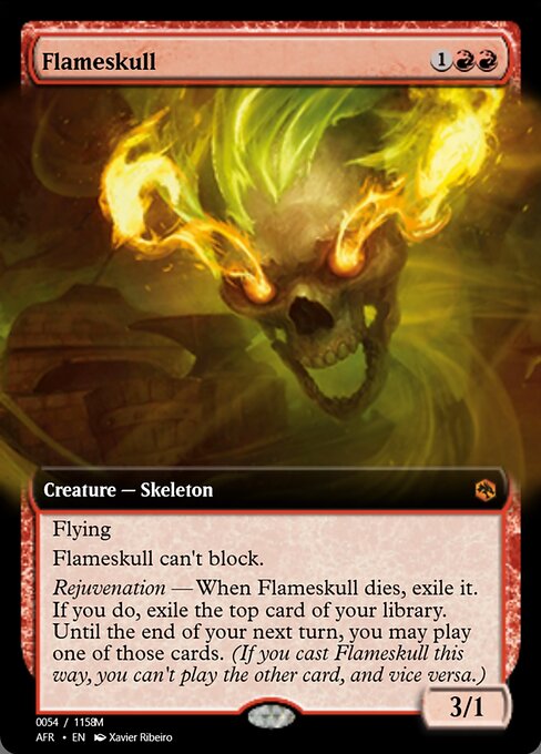 Magic the Gathering Card - Flameskull - MTG Circle