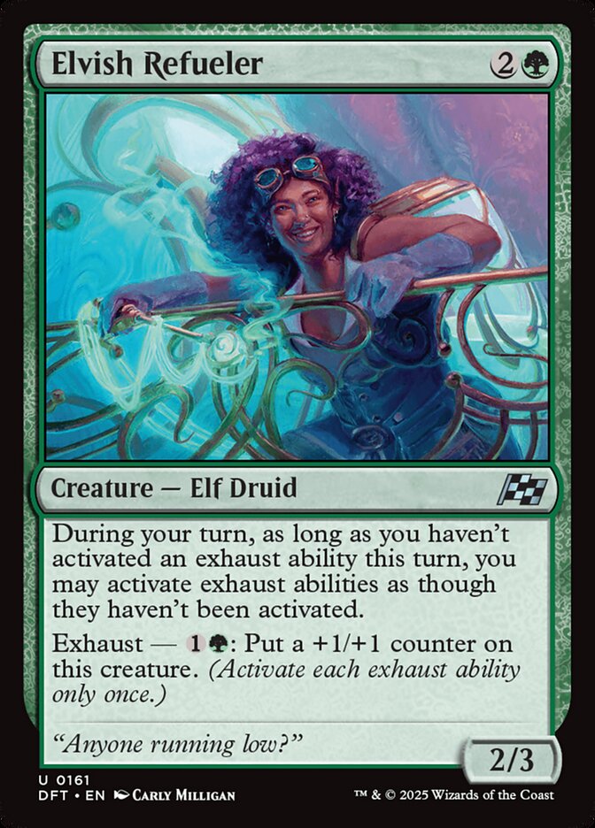 Magic the Gathering Card - Elvish Refueler - MTG Circle
