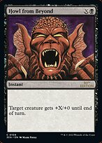 Magic the Gathering Card - Howl from Beyond - MTG Circle