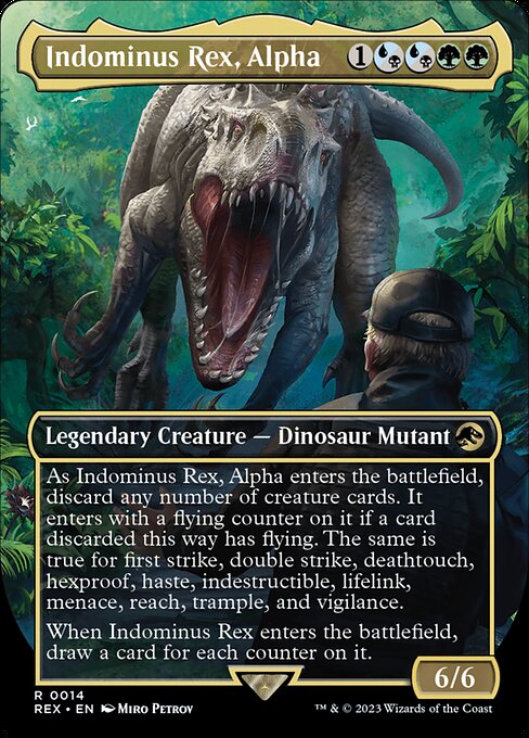 Magic the Gathering Card - Indominus Rex, Alpha - MTG Circle