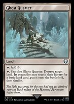 Magic the Gathering Card - Ghost Quarter - MTG Circle