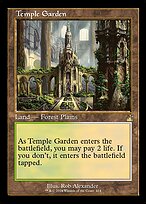 Magic the Gathering Card - Temple Garden - MTG Circle