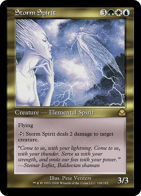 Magic the Gathering Card - Storm Spirit - MTG Circle